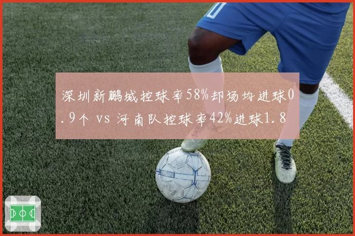 深圳新鹏城控球率58%却场均进球0.9个 vs 河南队控球率42%进球1.8个，效率型打法为何更优