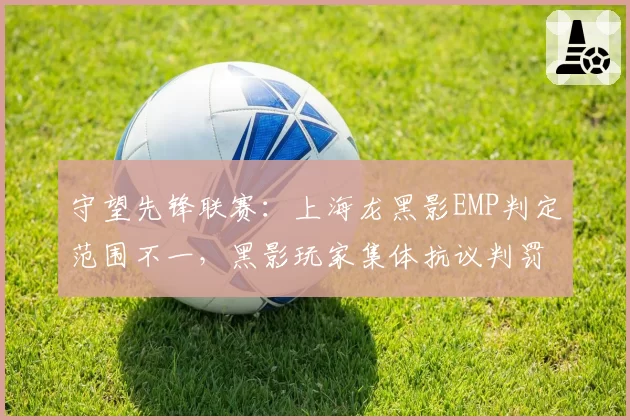 守望先锋联赛：上海龙黑影EMP判定范围不一，黑影玩家集体抗议判罚标准